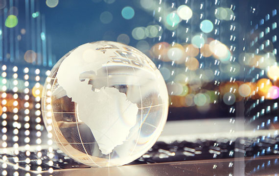 Transparent globe